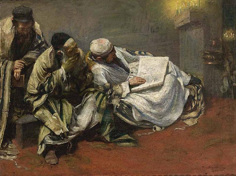 Leopold Graf Von Kalckreuth Jom Kippur china oil painting image